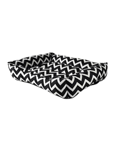 Лежанка для животных Домашний уют, черная 55х47х12см Не один дома