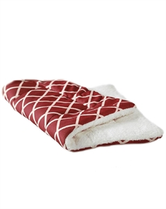 Лежанка для животных Мягкий коврик, бордовая, XL 115х71х2см Не один дома