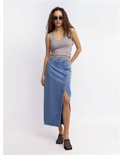 Майка-топ из вискозы без рукавов Zolla