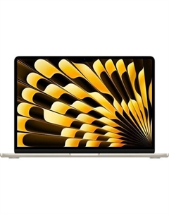 Ноутбук Apple MacBook Air 13 M3 A3113 13.6", 2024, Retina, Apple M3 8 core 4ГГц, 8-ядерный, 16ГБ 512ГБ SSD, macOS, сияющая звезда