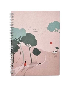 Тетрадь общая, Soul, 156х207 мм, 80 л., точка, мягкий переплет, спираль, сад Be smart