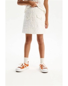 Юбка твидовая с фальш карманами Silver spoon ceremony