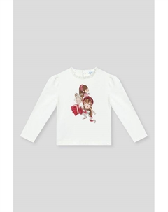 Лонгслив хлопковый с принтом Mayoral