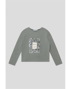 Лонгслив хлопковый с принтом Mayoral