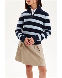 Пуловер с воротником на молнии Silver spoon life