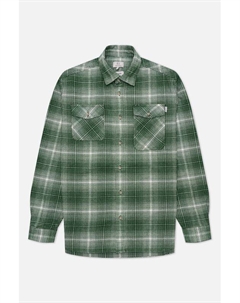 Рубашка хлопковая в клетку с карманами Woolrich