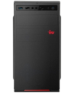 Персональный компьютер iRU Home 310H5SE MT i5 11400/8Gb/SSD1Tb UHDG 730/DOS/черный 1862613 Iru