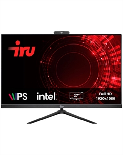Моноблок iRU Office 27IH5PA 27 Full HD i5 11400/16Gb/SSD1Tb UHDG 730/CR/DOS/черный 1920x1080 (1866103) Iru