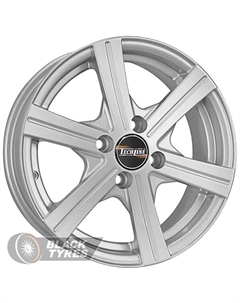 Литой диск TL 544 6x15/4x100 D60.1 ET45, Серебристые Tech line