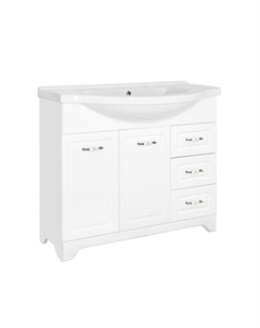 Тумба под раковину Олеандр 2 100 белая Style line