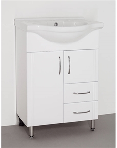 Тумба под раковину Стандарт 57 белая Style line