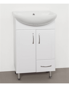 Тумба под раковину Стандарт 50 белая Style line