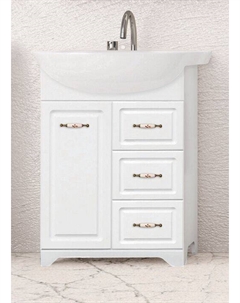 Тумба под раковину Олеандр 65 белая Style line