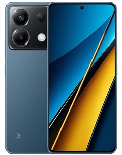 Смартфон POCO X6 5G, 6.67" 2712x1220 AMOLED, Qualcomm Snapdragon 7S Gen 2, 12Gb RAM, 512Gb, 3G/4G/5G, NFC, Wi-Fi, BT, 3xCam, 2-Sim, 5100 мА⋅ч, USB Type-C, Android 13, синий (51445/MZB0FR6RU) Poco