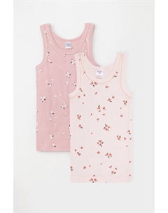 Майка для девочки в упаковке 2 шт Crockid