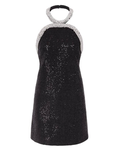Платье с отделкой пайетками Self-portrait