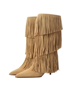 Замшевые сапоги Jessie 75 Paris texas