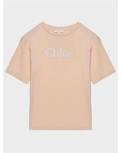 Футболка с лого на груди Chloe