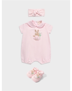 Подарочный набор: песочник, пинетки и повязка с бантом Story loris