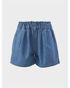 Джинсовые шорты с поясом на резинке C'era una volta