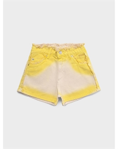 Желтые шорты из денима Msgm