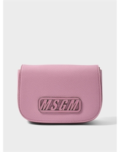 Сумка из эко-кожи с лого в тон Msgm