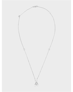 Колье заяц, серебро 925 (родий) Sneak peek