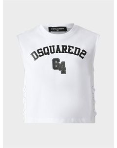 Топ со шнуровкой по бокам Dsquared2