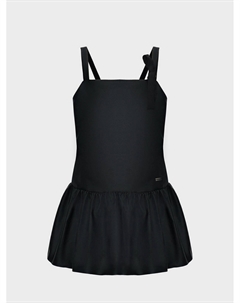 Сарафан с бантом, черный Monnalisa