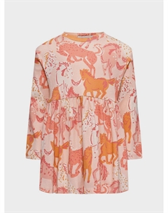 Платье с принтом "лошади" Stella mccartney