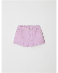 Джинсовые шорты с вышивкой для девочек Sela