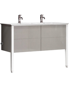 Тумба под раковину Рубинно 120 00-00003869 Серая матовая Opadiris