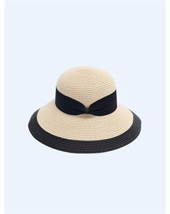 Соломенная плетёная шляпа с лентой Zolla