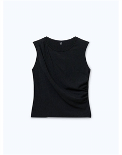 Топ-блузка без рукавов с драпировкой Zolla