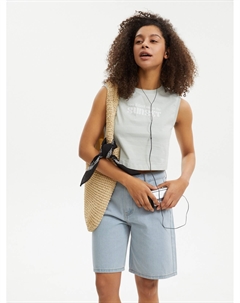 Джинсовые удлинённые шорты-бермуды Zolla