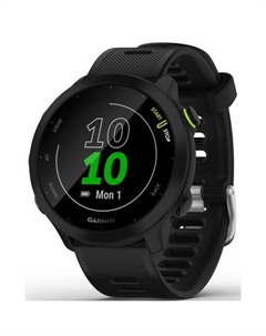 Смарт-часы Forerunner 55, 42мм, 1.04", черный/черный Garmin