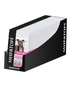 Expert Gastrointestinal пауч для взрослых собак всех пород при заболеваниях пищеварительной (Курица, 85 г. упаковка 24 шт) Мираторг