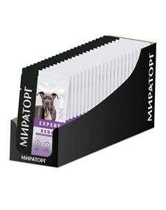 Expert Renal пауч для взрослых собак всех пород при заболеваниях почек (Курица, 85 г. упаковка 24 шт) Мираторг