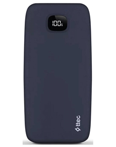 Внешний аккумулятор Ttec ChargeUp LCD 10.000 mAh, темно-синий