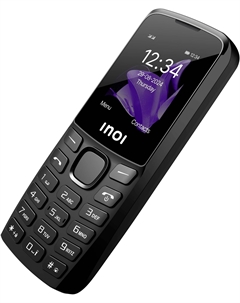 Мобильный телефон INOI 240 Modern 4G, 1.8" 160x128 TFT, Unisoc T107, 48Mb RAM, 128Mb, 3G/4G, BT, 1xCam, 2-Sim, 1000 мА·ч, USB Type-C, черный (F2404G) Inoi