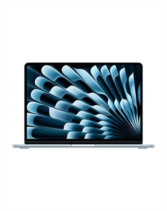 Ноутбук Apple MacBook Air 13.6'' M4, 16Гб/256Гб, 10CPU/10GPU, Sky Blue, русская клавиатура