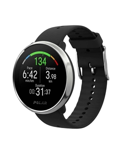 Умные часы Polar Ignite, S, черный/серебристый