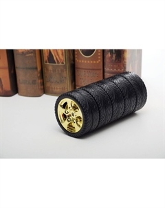 Термос, 250 мл, авто колесо, сохраняет тепло 6 ч, 17 х 8 см, золото, чехол в подарок Take it easy