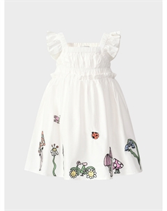 Сарафан с вышивкой, белый Stella mccartney