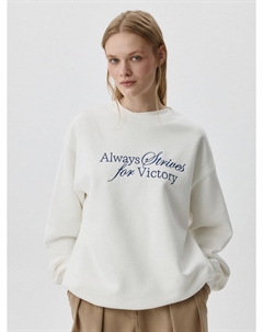 Свитшот оверсайз с вышивкой Sela