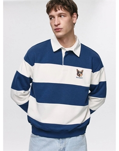 Свитшот с воротником поло Sela