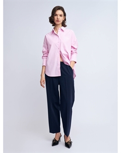 Рубашка оверсайз с узором в полоску Zolla