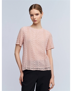 Кружевной топ-блузка с коротким рукавом Zolla