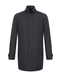 Плащ из шерсти и шелка Duca-L5 Moorer