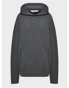 Джемпер с капюшоном, темно-серый Msgm